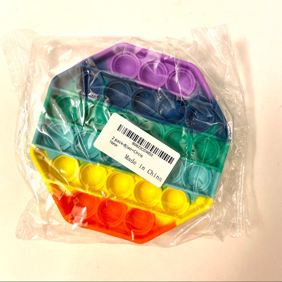 5/$15 🔥 Pack of 2 Fidget Toys POP Up Bubble Stress Relief - Picture 5 of 8